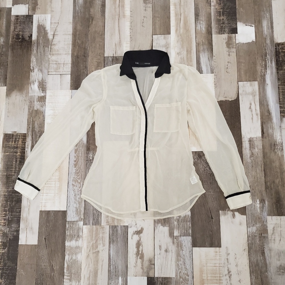 Chiffon button up blouse
